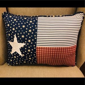 High Quality Texas Flag Oblong Throw Pillow